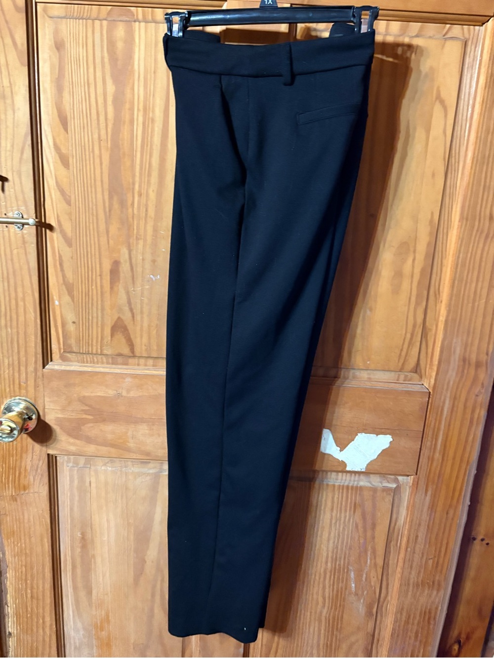 Simply Vera Vera Wang Black Straight Leg Dress Pants